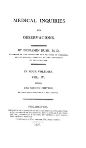 Medical Inquiries and Observations, Vol. 4
The Second Edition, Revised and Enlarged by the Author