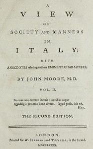 A View of Society and Manners in Italy, Volume 2 (of 2)
With Anecdotes Relating to some Eminent Characters