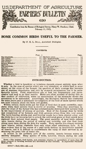Some Common Birds Useful to the Farmer (1926 edition)