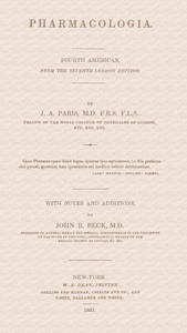 Pharmacologia
Fourth American, from the Seventh London Edition