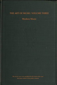 The art of music, Vol. 03 (of 14)