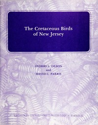 The cretaceous birds of New Jersey