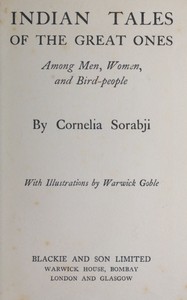 Indian tales of the great ones among men, women, and bird-people
