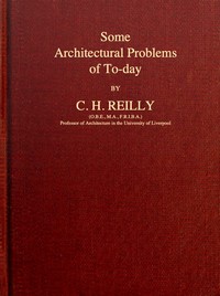 Some architectural problems of to-day