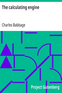 The calculating engine
