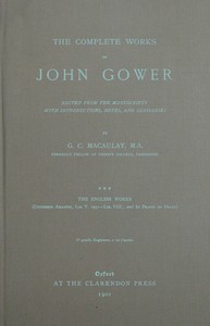 The complete works of John Gower, volume 3