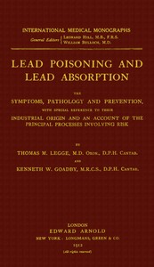 Lead poisoning and lead absorption