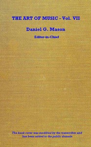 The art of music, Vol. 07 (of 14)