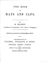 The book of hats and caps