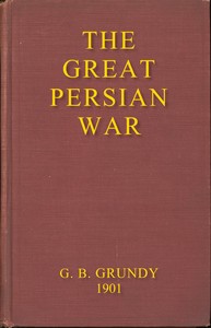 The great Persian War and its preliminaries