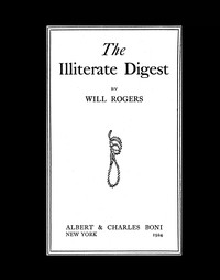 The Illiterate Digest