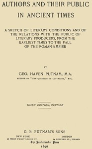 Authors and their public in ancient times