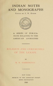 Religion and ceremonies of the Lenape