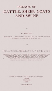 Diseases of cattle, sheep, goats and swine