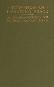 Towards an enduring peace