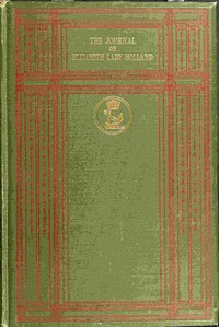 The journal of Elizabeth Lady Holland (1791-1811) Volume 2 (of 2)
