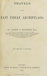 Travels in the East Indian archipelago