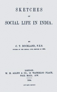 Sketches of social life in India