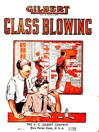 Experimental glass blowing for boys