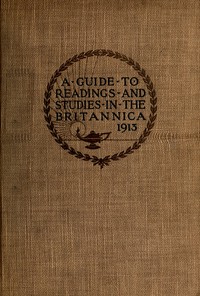 The reader's guide to the Encyclopaedia Britannica