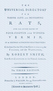 The universal directory for taking alive and destroying rats