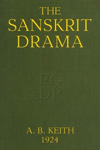 The Sanskrit drama