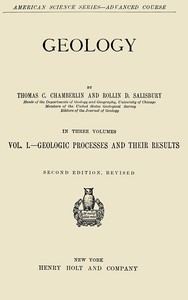 Geology, Vol. 1 [of 3]