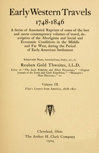 Flint's Letters from America, 1818-1820