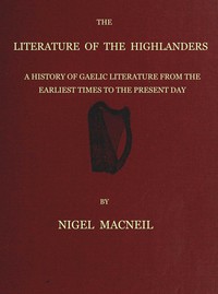 The literature of the Highlanders