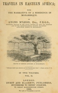 Travels in Eastern Africa, volume 2 (of 2)