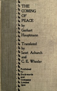 The coming of peace (A family catastrophe)