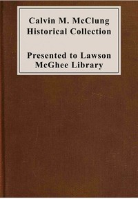 Calvin Morgan McClung historical collection