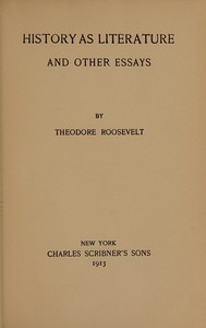 History as literature, and other essays