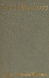 Greek wayfarers, and other poems