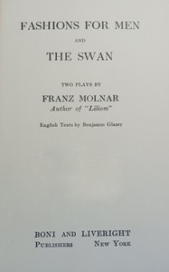 Fashions for men, and The swan