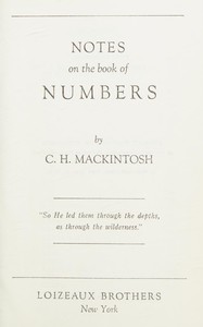 Notes on the book of Numbers