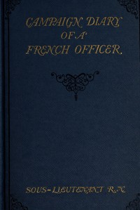 Campaign diary of a French officer