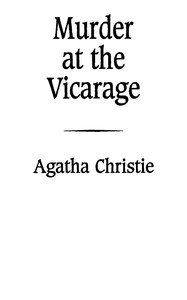Murder at the vicarage