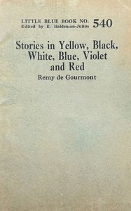 Stories in yellow, black, white, blue, violet and red