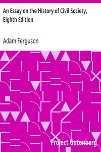 An Essay on the History of Civil Society, Eighth Edition
